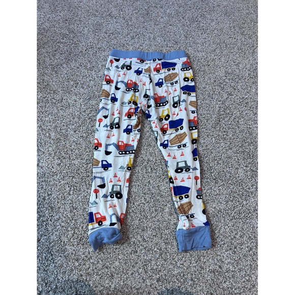 Little Sleepies Construction Trucks Pajamas Long Sleeve Pants Kids Size 2T PLAY - Picture 5 of 5